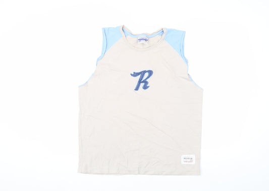 Unisex Adults UK Size M Reebok Beige  Tank