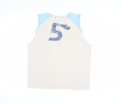 Unisex Adults UK Size M Reebok Beige  Tank