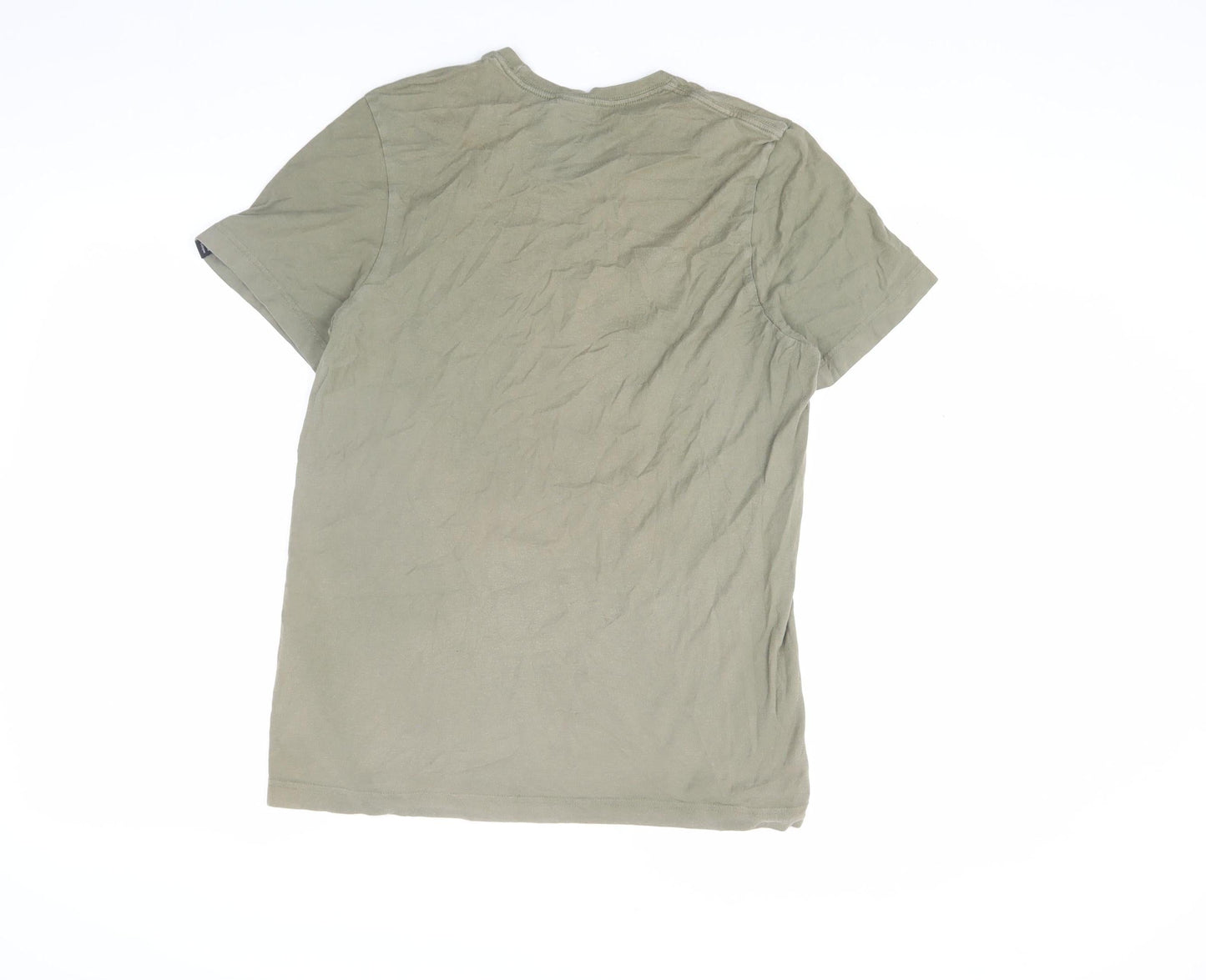 Adidas Men's Green Medium Short Sleeve T-Shirt