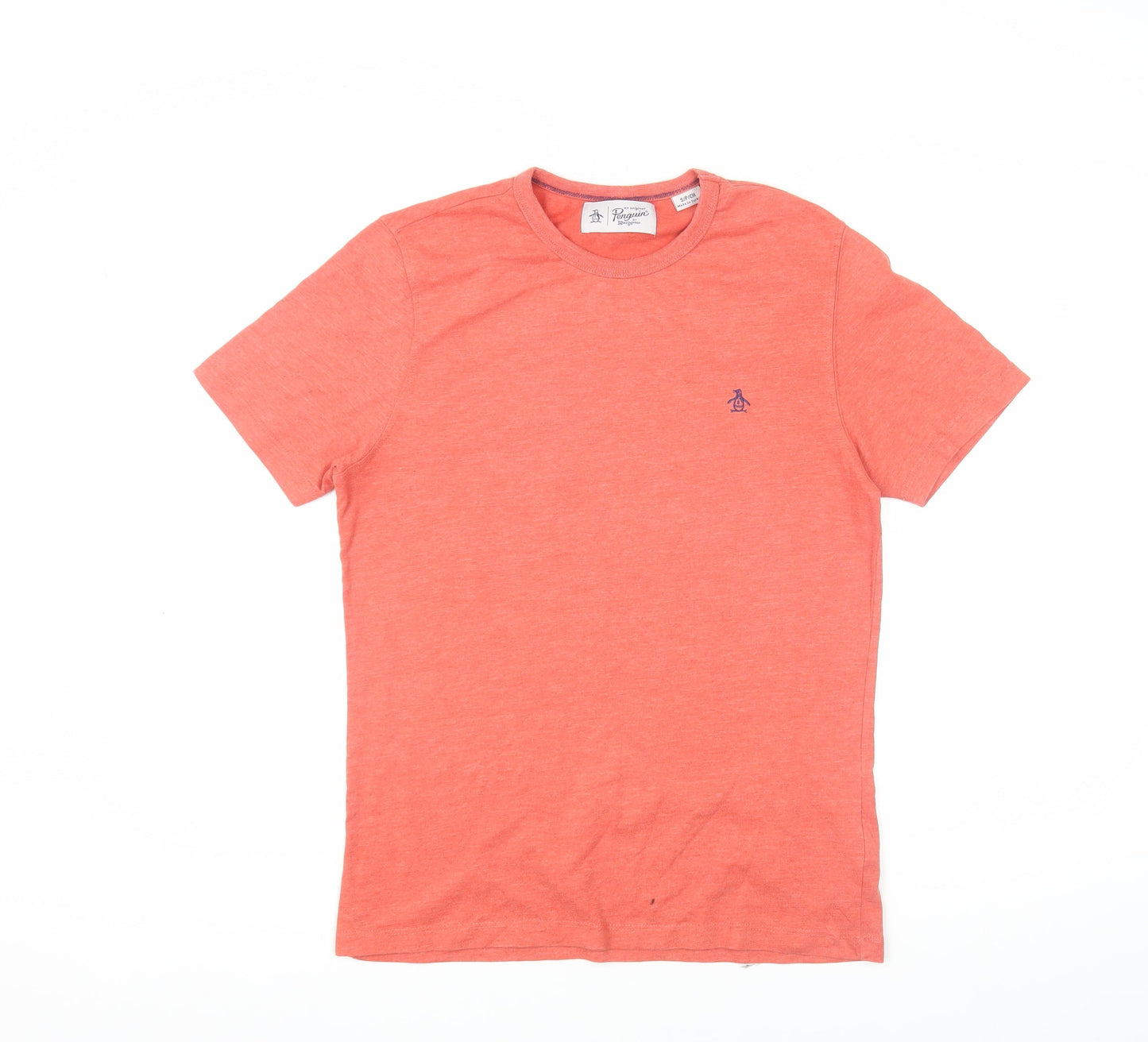 Original Penguin Men's Red T-Shirt Size S with Logo