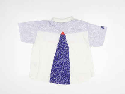 Jamie Sadock Women's M Geometric Polo - Casual Summer Style