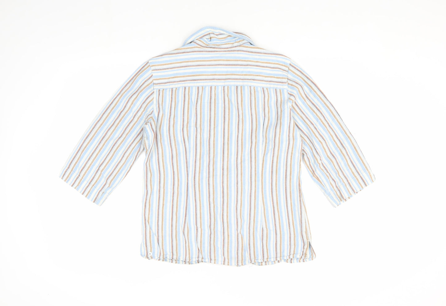 Womens UK Size S Orvis Multicoloured Basic Button-Up