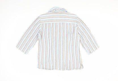 Womens UK Size S Orvis Multicoloured Basic Button-Up