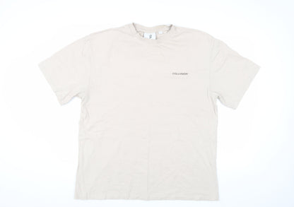 Mens UK Size L COLLUSION Beige  T-Shirt