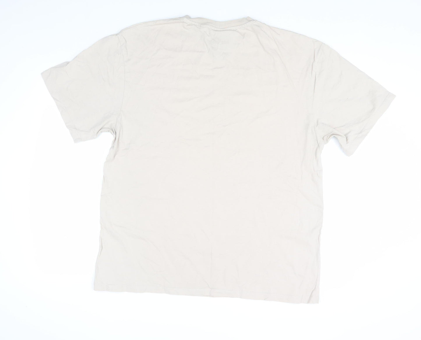 Mens UK Size L COLLUSION Beige  T-Shirt