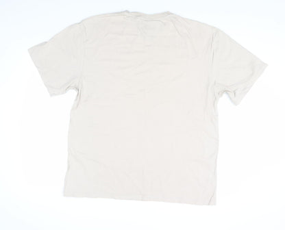 Mens UK Size L COLLUSION Beige  T-Shirt