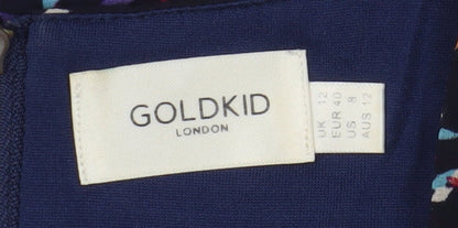 Goldkid London Women’s Multicoloured A-Line Dress, Size 12