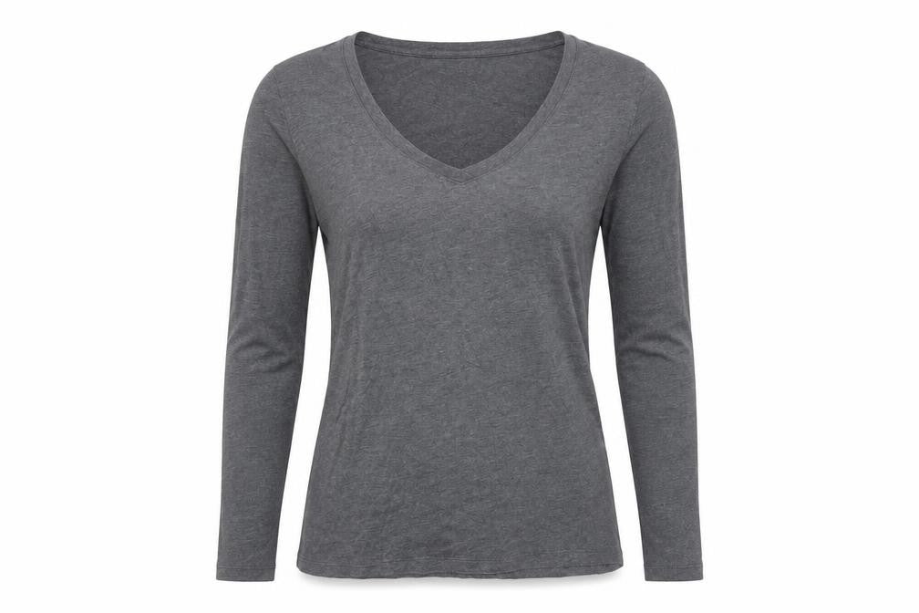 Womens UK Size S Banana Republic Grey Basic T-Shirt