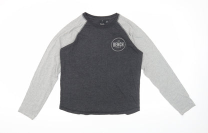 Mens UK Size L Bench Grey  T-Shirt