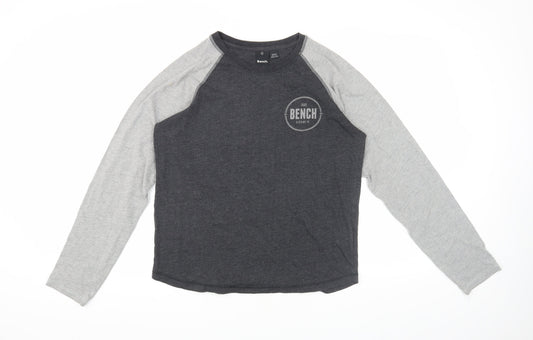 Mens UK Size L Bench Grey  T-Shirt