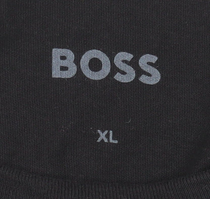 Boss Men’s Black T-Shirt XL Regular Fit