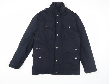Mens UK Size S St. George by Duffer Black Military Jacket