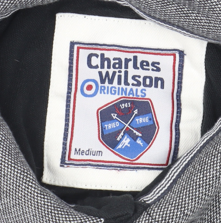 Charles Wilson Men's Black Polo Shirt, Medium, Classic Fit