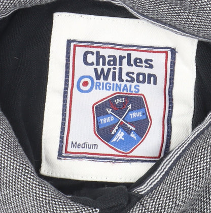 Charles Wilson Men's Black Polo Shirt, Medium, Classic Fit