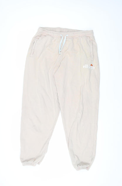 Ellesse Women's Beige Jogger Trousers, Size 14