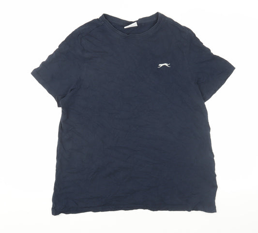 Slazenger Men's Blue Crew Neck T-Shirt, Size L