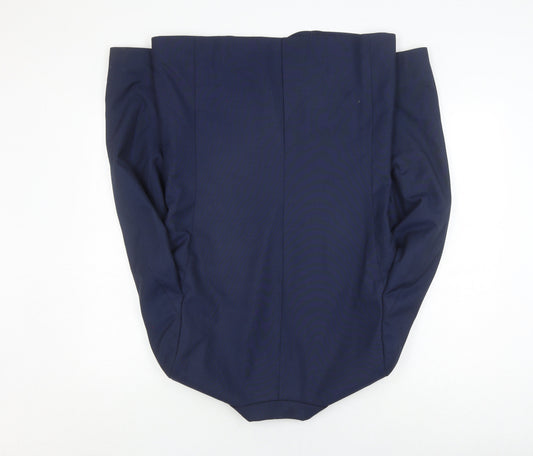 Mens UK Size 38 Moss London Regular Blue Suit Jacket