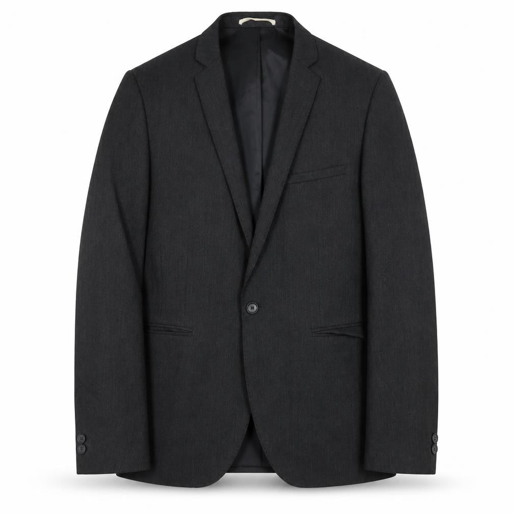 Mens UK Size 40 Moss London Regular Black Suit Jacket