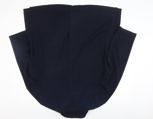 Ann Harvey Women's Black Overcoat Size 20 - Classic Elegance