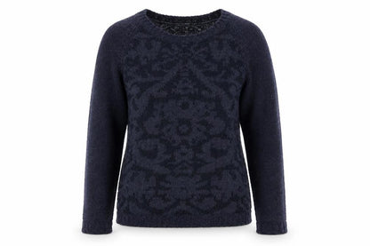 Womens UK Size 8 FatFace Navy Pullover Jumper