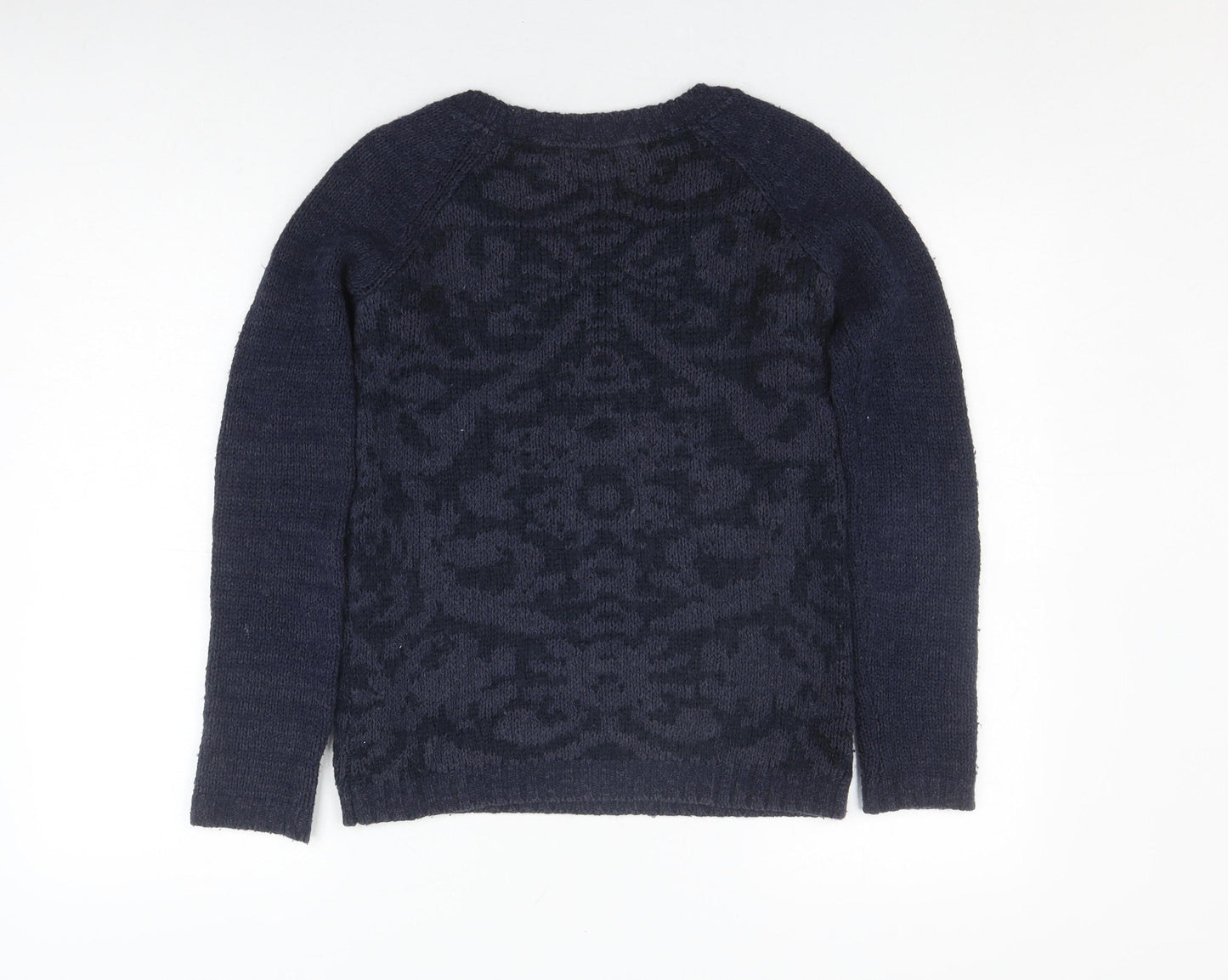 Womens UK Size 8 FatFace Navy Pullover Jumper