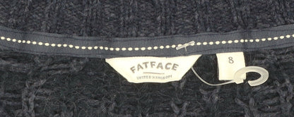 Womens UK Size 8 FatFace Navy Pullover Jumper