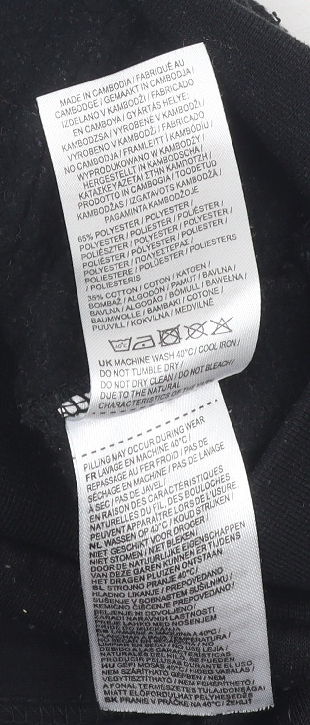 Slazenger Boys Black Pullover Hoodie, Size 11-12 Years
