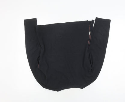 Saltrock Women's Black Crew Neck Pullover Jumper Size 10