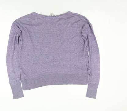 Gap Women's Purple Pullover Jumper XS