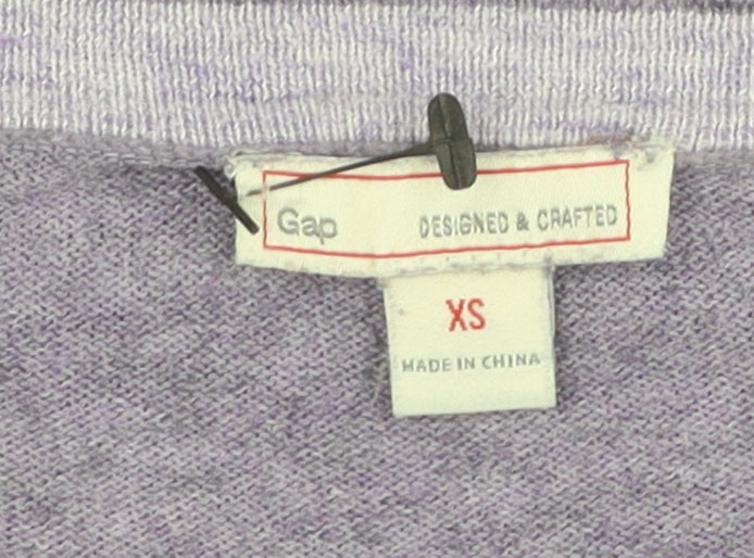Gap Women's Purple Pullover Jumper XS