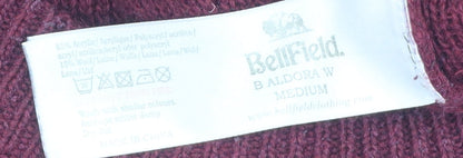 Bellfield Men's Red Medium Crew Knit Pullover Jumper
