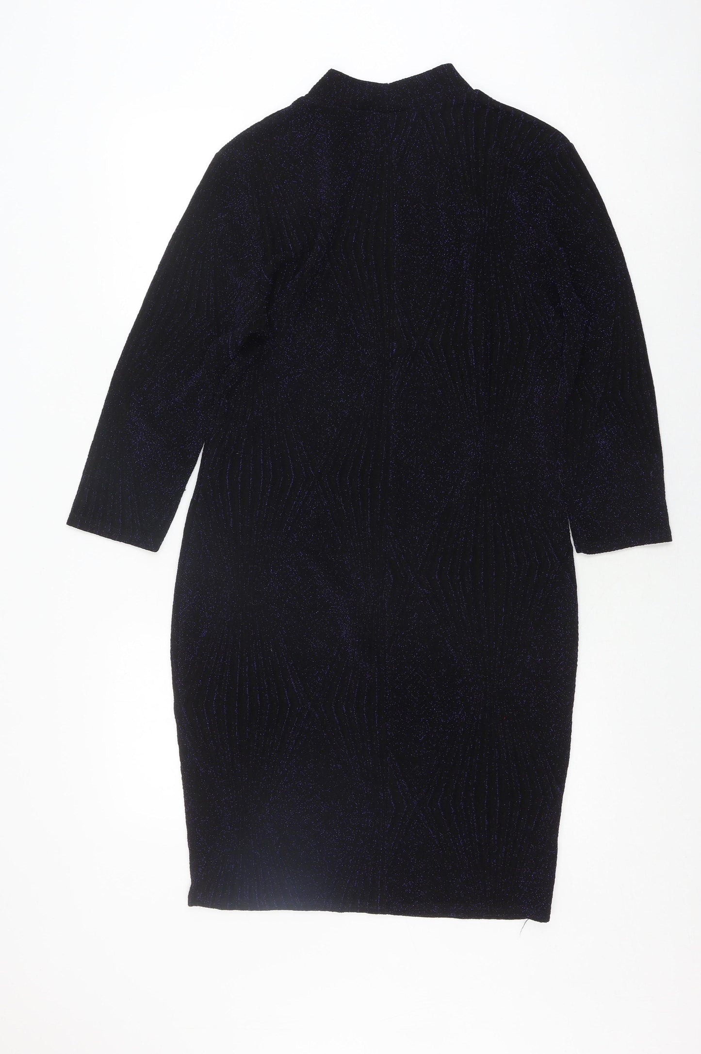 Jane Norman Women's Black Geometric Dress