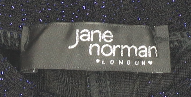 Jane Norman Women's Black Geometric Dress