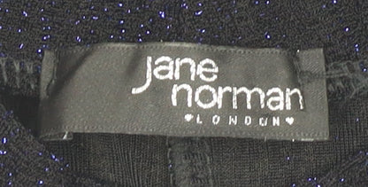 Jane Norman Women's Black Geometric Dress