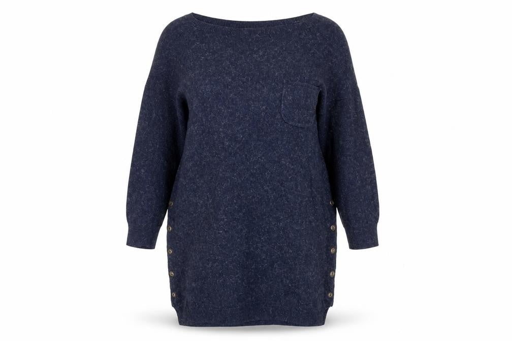 Womens UK Size 12 FatFace Blue Pullover Jumper