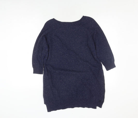 Womens UK Size 12 FatFace Blue Pullover Jumper