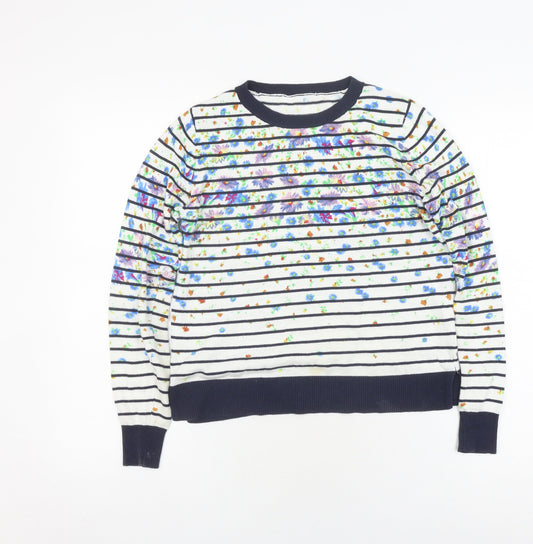 Womens UK Size S Oasis Multicoloured Pullover Jumper