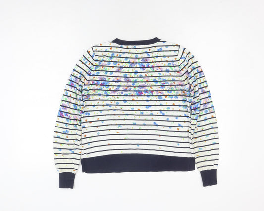 Womens UK Size S Oasis Multicoloured Pullover Jumper