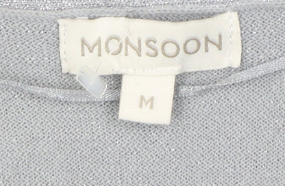 Womens UK Size M Monsoon Silver