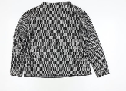 Womens UK Size M Tahari Black Pullover Jumper
