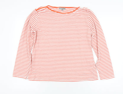 First Avenue Women's XL Striped Long Sleeve T-Shirt