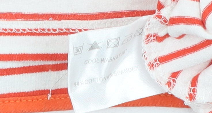 First Avenue Women's XL Striped Long Sleeve T-Shirt