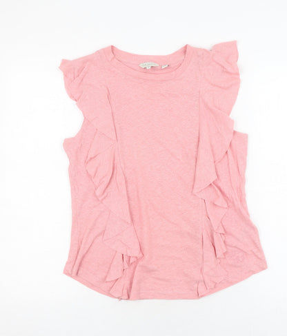 Womens UK Size 12 Ted Baker Pink Basic Blouse