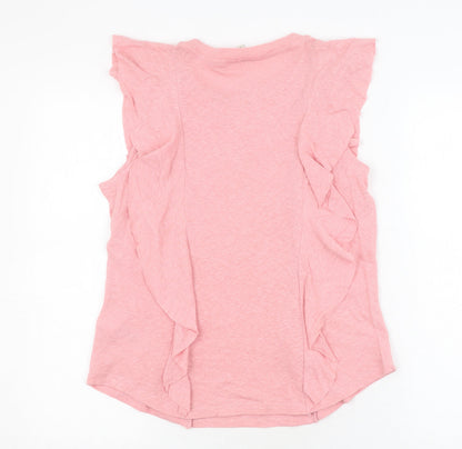 Womens UK Size 12 Ted Baker Pink Basic Blouse