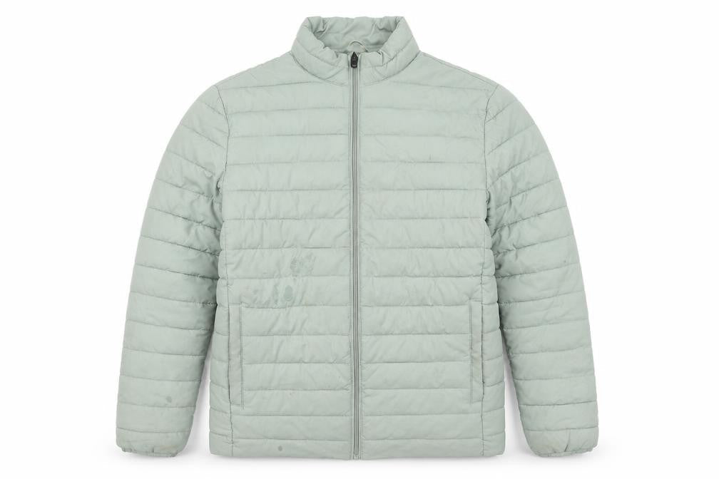 Unisex Adults UK Size M JACK & JONES Green Puffer Jacket