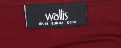 Womens UK Size 14 Wallis Red Camisole Tank