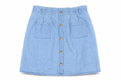 Womens UK Size 14 C&A  Denim Skirt