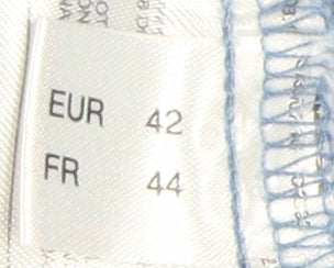 C&A Women's Blue Denim Skirt Size 14 with Buttons