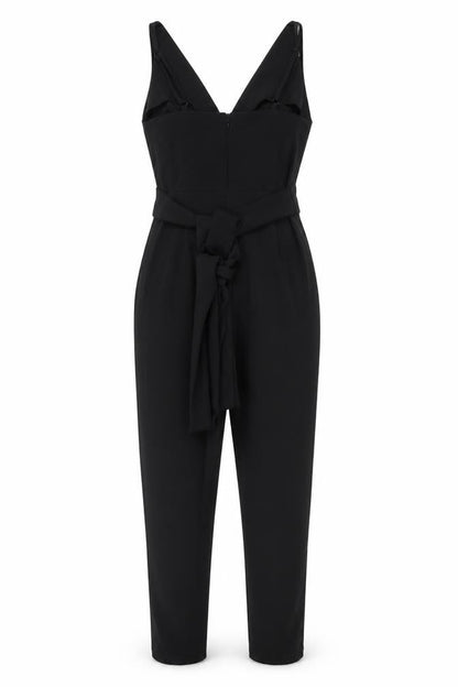 Womens UK Size 8 ASOS One-Piece Black Jumpsuit