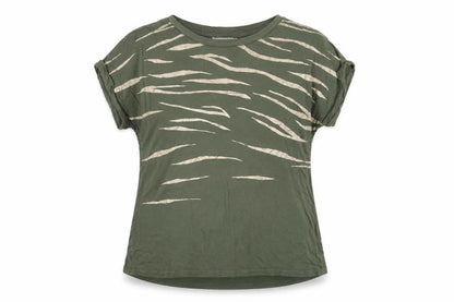 Womens UK Size M Oasis Green Basic T-Shirt